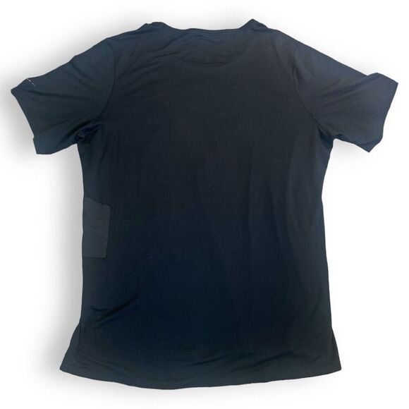 Nike Men's Black Dri-FIT Short Sleeve Performance T-Shirt Size XXL Activewear - Picture 2 of 9